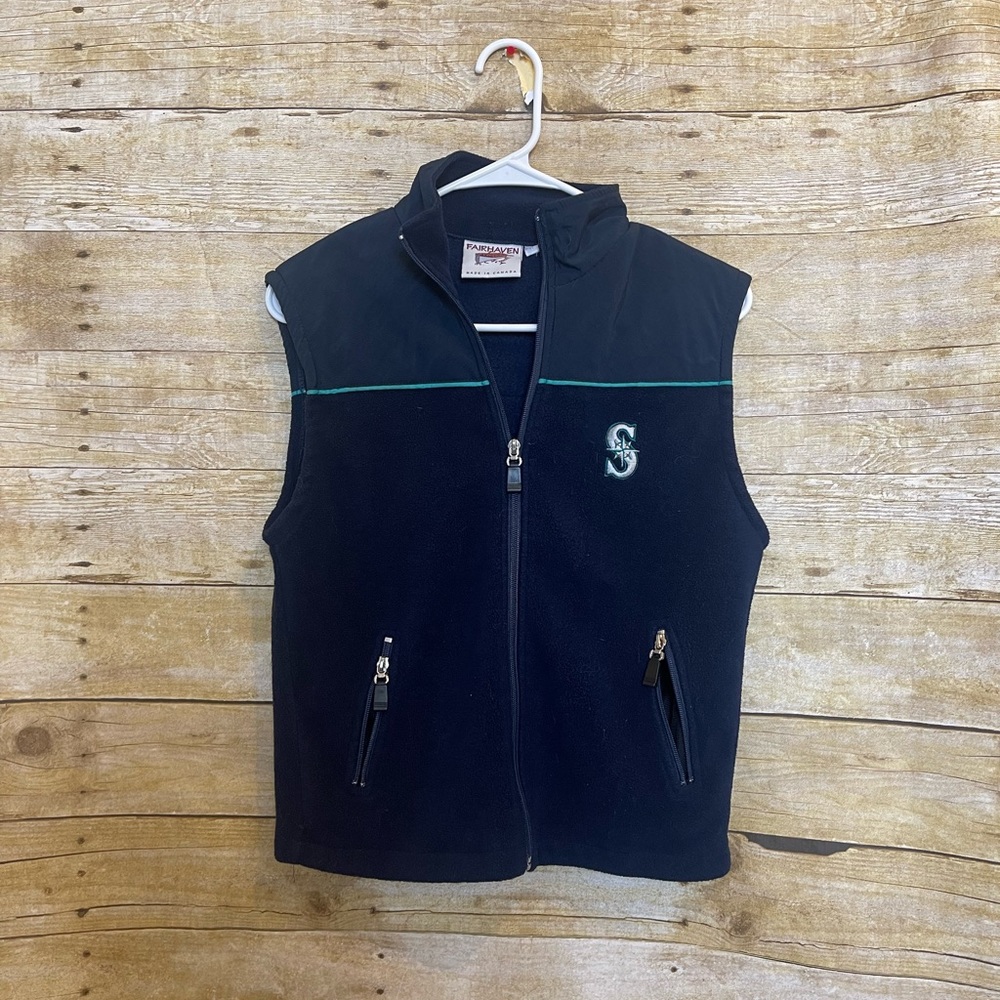 Seattle mariners baseball youth fleece vest 🛍